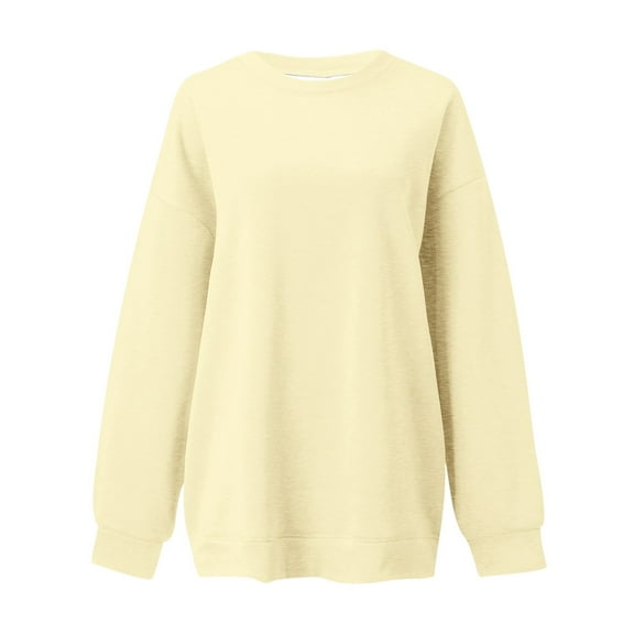 Women's St. Pa's Holiday Sweatshirt Long Sleeved Crewneck Oversized Pullover Sweatshiet, Solid Color Casual Athletic Top,Size:S