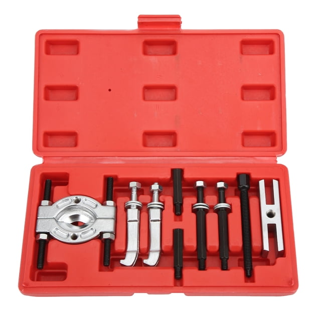 Juego de extractor separador de rodamientos, Kit de herramientas de extracción de rodamientos portátil, divisor de rodamientos de Metal, 9 Uds.