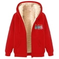 thumbnail image 2 of Wowcloth Women's Fleece Hooded Jacket, Soft Warm and Fashionable for Casual Everyday Wear, 2 of 5