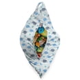 thumbnail image 3 of Animal Lounger Chair Bag, Continued Illustration of Large Animals Print with Dotted Heart Shapes, High Capacity Storage with Handle Container, Lounger Size, Blue and Blue Grey, by Ambesonne, 3 of 5