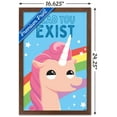thumbnail image 3 of Glad You Exist Wall Poster, 14.725" x 22.375", Framed, 3 of 3