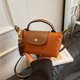 thumbnail image 3 of Bolso de hombro tipo bandolera ligero de verano 2025, bolso de mujer a la moda, lona a cuadros, bolso de bola de masa personalizado y versátil, 3 of 5