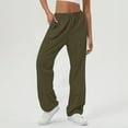 thumbnail image 2 of Kmdttou Cargo Pants for Women Plus Size Casual And Fashionable Elastic Waistband Pocket Pants, 2 of 5
