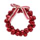 thumbnail image 1 of Guirnalda de campanas navideñas, adorno colgante de pared, corona artificial, decoración navideña Rojo, 1 of 9