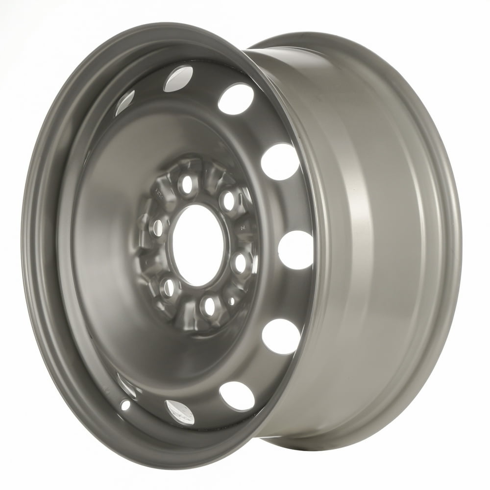 Action Crash Parts, 17 X 7.5 Reconditioned OEM Steel Wheel, Silver