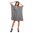 thumbnail image 2 of Moomaya Robe Courte de Caftan de Plage, Robe de Couverture Imprimée, Kaftan pour Femmes, Tenue de Plage, Couverture, 2 of 4