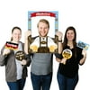 Oktoberfest - German Beer Festival Selfie Photo Booth Picture Frame & Props - Printed on Sturdy Material