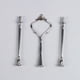 thumbnail image 3 of Ounissouiy Suministros para colocar frutas en pasteles: aleación de zinc resistente y asas de soporte para pasteles con superficie resistente a Kits de decoración para fiestas CoronaCapa 2 Oro, 3 of 6