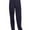 Navy, variant on AKA Half Elastic Wrinkle Free Flat Front Men's Slacks  Relaxed Fit Twill Casual Pant Black 42 Long