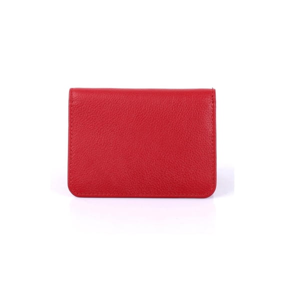 Karla Hanson Women's RFID Leather Card Holder Wallet - Red