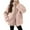24#Khaki, variant on Ftwytp Women's Solid Winter Jackets Warm Faux Cozy Coats Long Sleeve Lapel Fleece Jacket with Pockets Casual Trendy Outerwear Winter Thermal Fluffy Overcoat