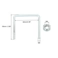 thumbnail image 2 of Uxcell Square U-Bolts, 6 Sets 60mm Inner Width 65mm Length M6 with Nuts and Plates, 2 of 5