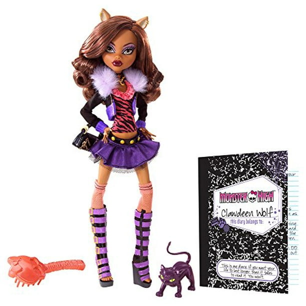 clawdeen wolf doll walmart