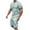 Gray, variant on Pejock Men's Hawaiian Matching Set Summer Beach 2 Piece Outfits Flower T-Shirts and Shorts M-5XL