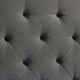 thumbnail image 6 of Rest Haven Providence Tufted Wingback Upholstered Headboard, King/California King, Charcoal, 6 of 9