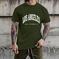 thumbnail image 2 of Big and Tall Shirts for Men Graphic Tees Letter Print Summer Tops Vintage Short Sleeve Loose Casual T Shirts 6xl T for Men Big And Tall Plain Pack Mens 5XL, 2 of 4