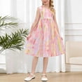 thumbnail image 2 of Auroural Toddler Girls Clothes 2T - 3T Children's Round Neck Sleeveless Dress for Summer Leisure and Comfortable Suitable for Adults and Girls, 2 of 8