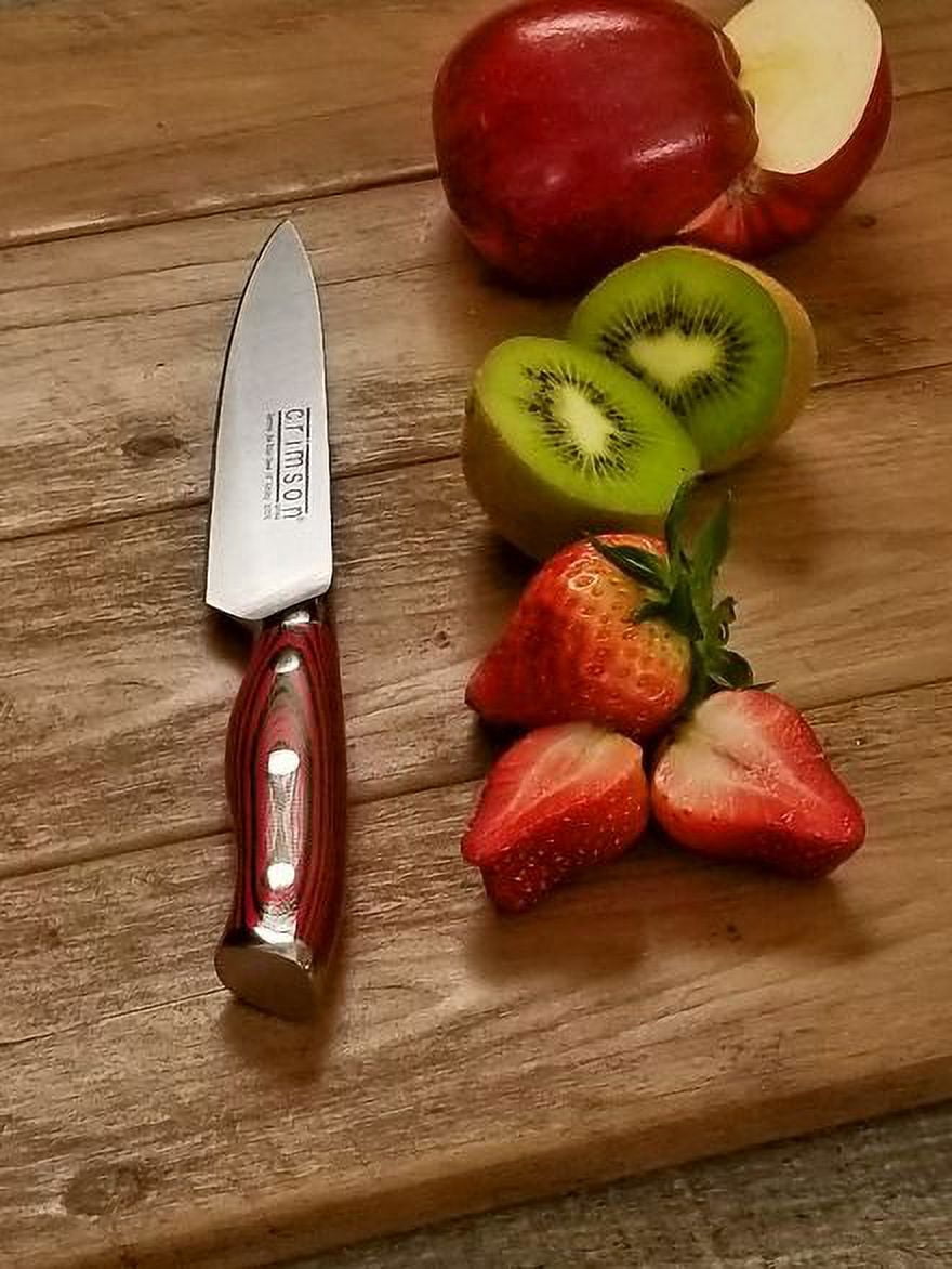 Ergo Chef Crimson Series 6" Boning Utility Knife German Stainless Steel G10 Handle