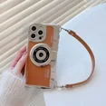 thumbnail image 1 of Creative Luxury 3D Retro Camera Phone Case for Iphone 14 13 12 11 Pro Max 14plus Cute  Soft Tpu Phone Case Lanyard Back Cover FJH, 1 of 7