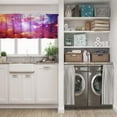thumbnail image 5 of LALILO Kitchen Curtain Valance Galaxy And Nasa Rod Pocket Window Curtain 52"x 18" Set of 2, 5 of 7