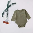thumbnail image 4 of MHZLDYZ Baby Boy's Clothing Baby Boys And Girls Long Sleeve Fruit Pattern Crawling Suit for 0 To 24 Years Baby Onesies 12-18 Months Baby Boy Summer Clothes Baby Boy Summer Clothes(Army Green,73), 4 of 4