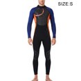 thumbnail image 2 of Trajes de neopreno de 3MM Caracteres chinos Traje de buceo Traje de baño de pareja Elasticidad Protección UV Traje de surf para Snorkel Surf Hombres naranja S Inevent OD017111-13, 2 of 2