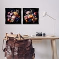 thumbnail image 3 of Stupell Industries Exquisite Floral Arrangement Plants & Flowers Painting Black Floater Framed Canvas Art Print Wall Art, 18 x 18, Set of 2, 3 of 10