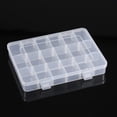 thumbnail image 2 of Amdohai Transparent 18 Grids Adjustable Plastic Storage Containers Jewelry Bead Bathroom Accessories Small Tools Organizer Box, 2 of 8