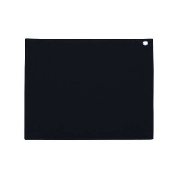 Toalla de terciopelo de algodón Carmel (negro) (Todos) Compañía de toallas Carmel C1518GH
