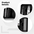 thumbnail image 3 of 3-Piece Black Nail Clipper Set, Includes Ultra-Sharp Scissors, Ingrown Nail Clippers, Cuticle Pusher and Anti-Slip Grip File, Long Handle, Stainless Steel, Professional Manicure Pedicure Tools, 3 of 8