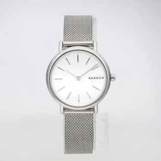 New Skagen Leonora 34mm Steel Silver Crystal Dial Ladies  display picture 1