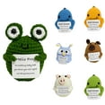 🎁 2025 Fun Toy Gifts! Toys New Cute Frog Toy Card Fun Crochet Toy Gifts