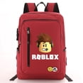 thumbnail image 2 of ROBLOX-mochila con cremallera para hombre y mujer, bolso de viaje para adolescentes, estudiantes de primaria y secundaria, novedad, 2 of 4