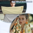 thumbnail image 6 of Garronmavis Retro Floral Front Car Seat Towel Cover Stain Resistant Easy Installation 1 PC Breathable Non-Slip Universal Fit Sports Sweat Protection for Cars SUV Trucks Sedan Van, 6 of 9