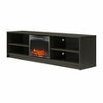 thumbnail image 5 of Mainstays Fireplace TV Stand, for TVs up to 75", Espresso, 5 of 12