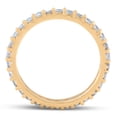 thumbnail image 3 of Pompeii 1 Ct Diamond Wedding Eternity Ring Lab Grown 14k Yellow Gold (((G-H)),SI(2)-I(1)), 3 of 4