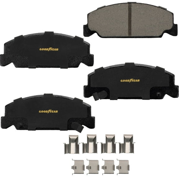 Goodyear Brakes GYD273 Premium Ceramic Automotive Front Disc Brake Pads Set