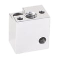thumbnail image 1 of Hot End Heating Block, Copper Plated Alloy High Temperature Resistant Rugged Hotend Extruder Heater Block  for Model Making, 1 of 7