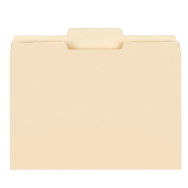 Office Depot File Folders, 1/3 Cut, Letter Size, Manila, Pack Of 250, 645927