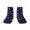 1 Black, variant on Sea Jellyfish Pattern Quarter Crew Socks,Toe Seamed Ankle Socks,Cotton Cushioned Breathable Athletic Crew Sports Socks