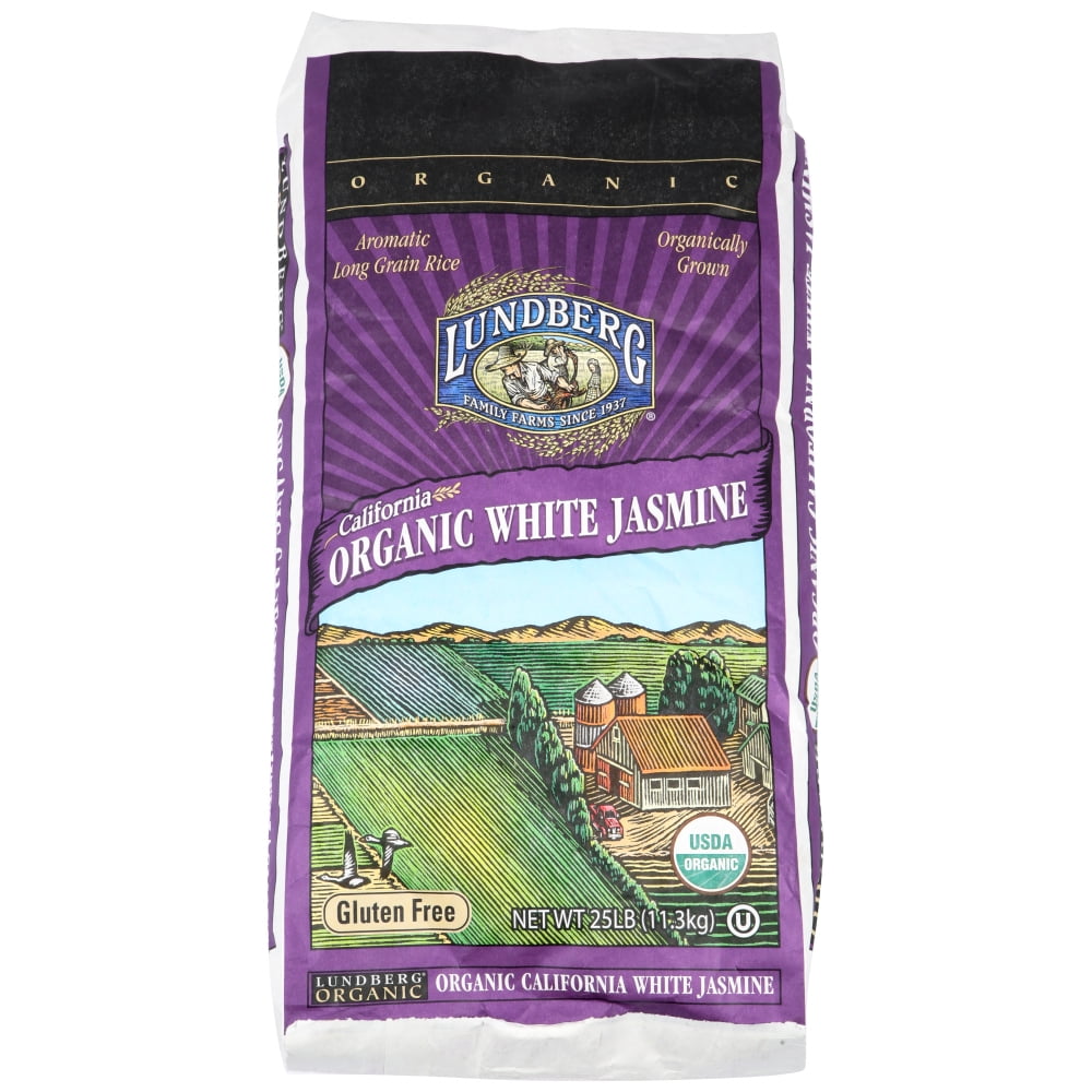 Lundberg Family Farms Organic Jasmine White Rice, 7 Lbs