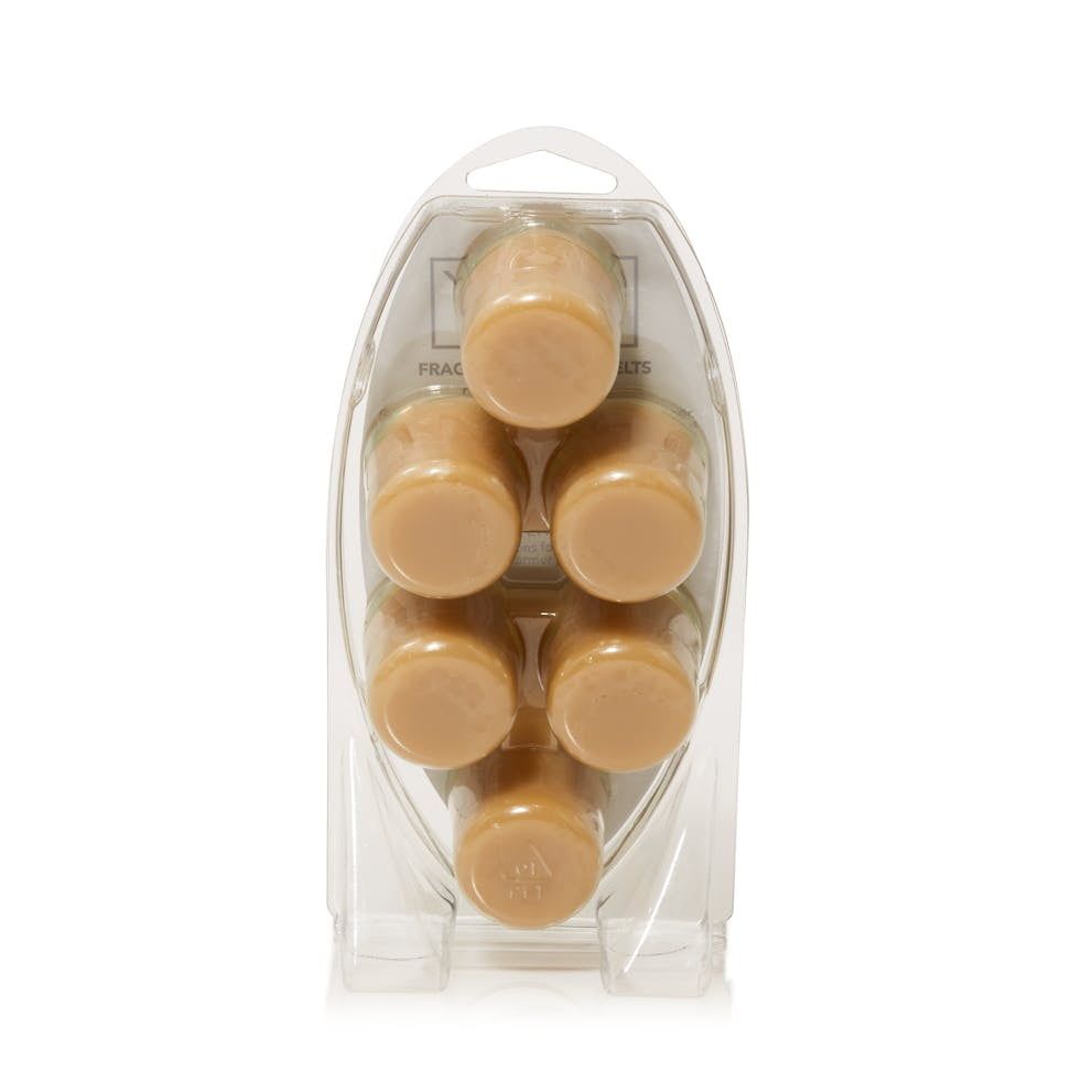 Yankee Candle Amber & Sandalwood Fragranced Wax Melts, 6 Wax Spheres per Package, Pack of 6 (36 Cubes Total)