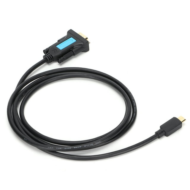Cergrey USB To Serial Cable,USB To RS232 Adapter Type‑C To DB9 Converter Serial Cable For Scanner PC Modem Printer,USB To DB9 Cable