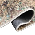 thumbnail image 6 of Custom Size Anti-Slip Machine Washable Vintage / Traditional Oriental Floral Design Runner Rugs ( 2' x 26"), 6 of 6