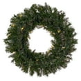thumbnail image 4 of Vickerman 30" Douglas Fir Artificial Pre-Lit Wreath, Dura-Lit® Warm White LED Mini Lights., 4 of 6
