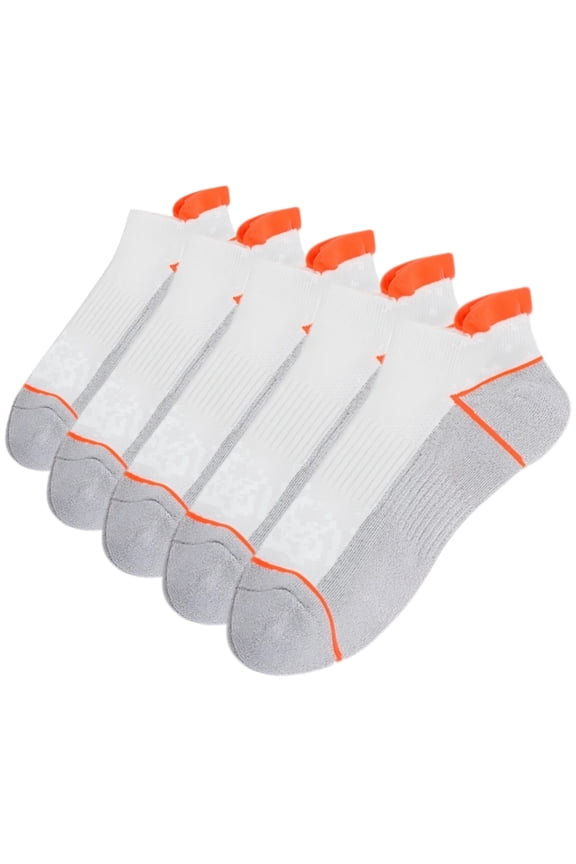 JQ Copper Infused Low Cut Athletic Running Socks Improve Foot Health Odor Control Moisture Wicking Durable Ankle Socks for Sweaty Feet 5 Pairs