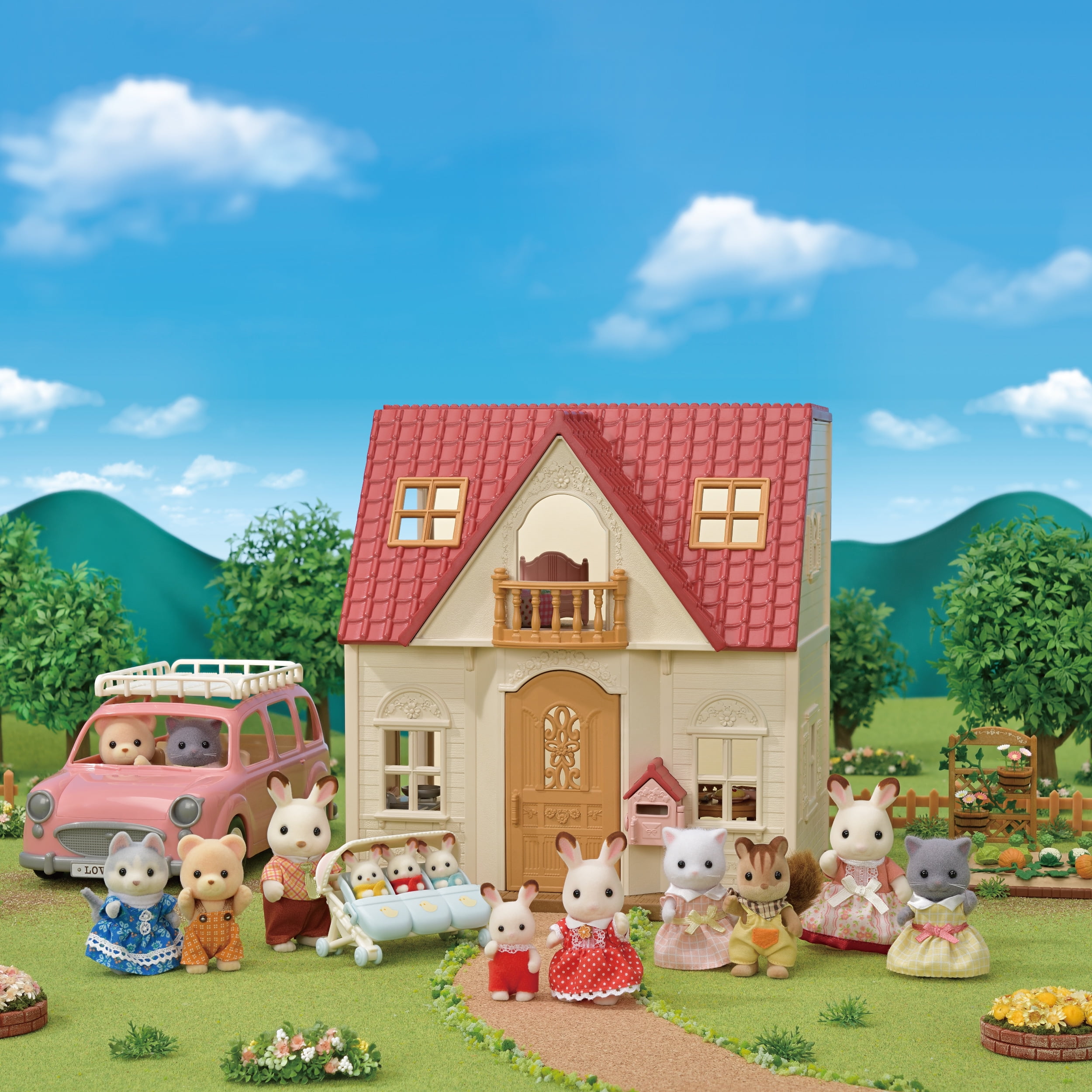 Calico critters house on sale