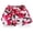 Pink, variant on Mens Swim Trunks with Compresssion Liner Elastic Waist Camouflage Print Board Shorts with Pockets Swim Shorts Beachwear