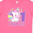 thumbnail image 4 of Inktastic 1 Year Old with Cute Unicorn Birthday Girls Baby T-Shirt, 4 of 5