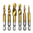 thumbnail image 2 of Juego de brocas para grifo kusrkot 6 Piezas Combinación de Brocas de Taladro Corte en Metal Blando, 2 of 8